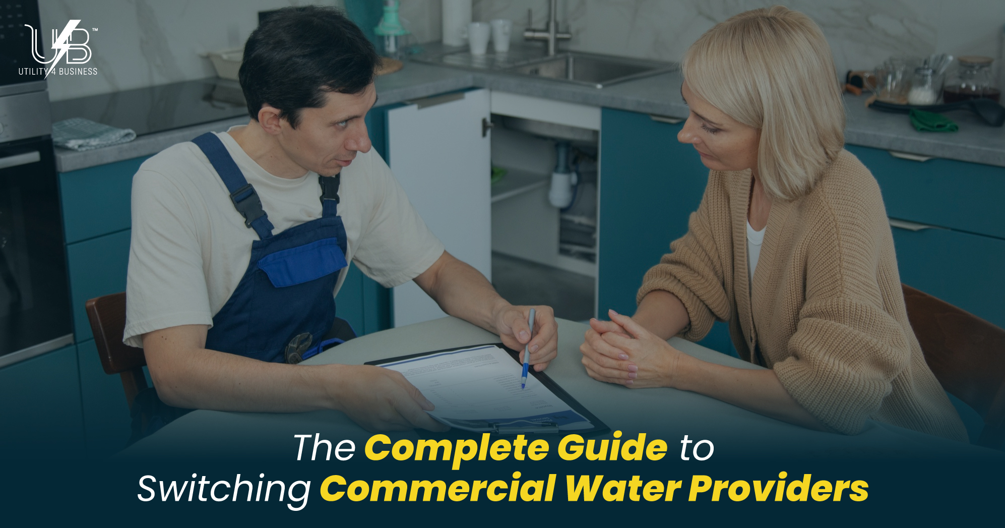Switching commercial water providers: A Utility4Business expert helps a business owner compare suppliers to lower bills.